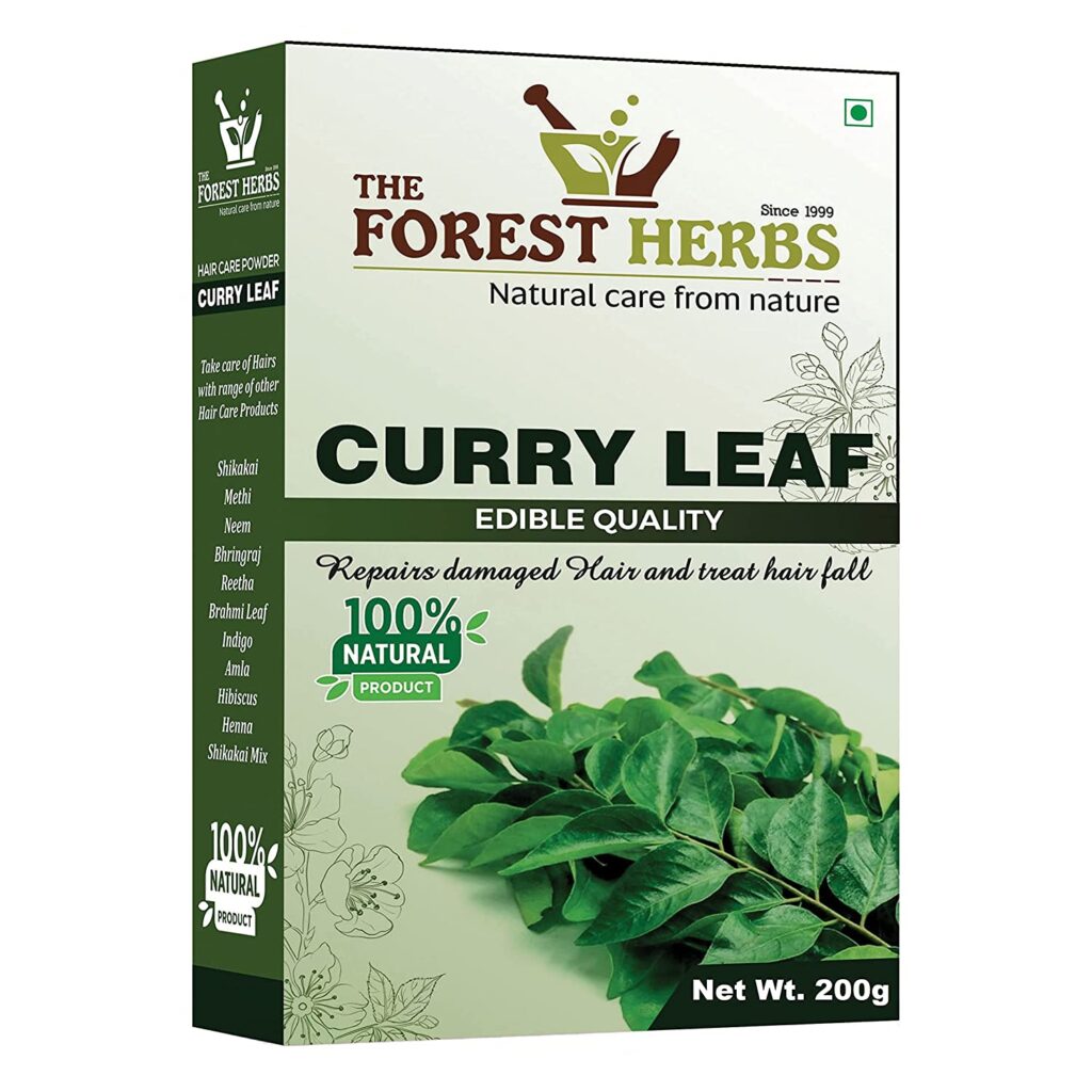 The Forest Herbs Natural Care From Nature 100% Organic Curry Leaves Powder