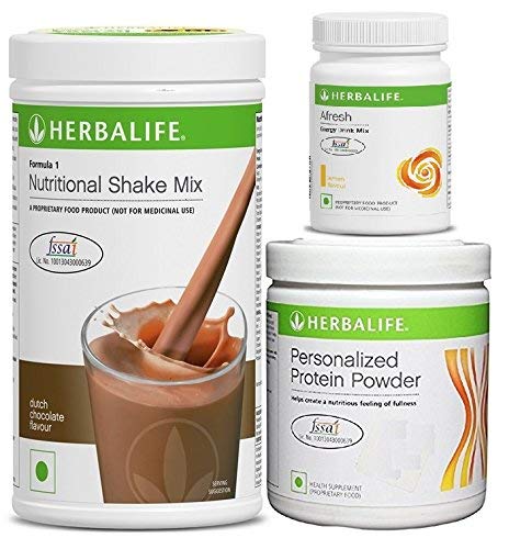 Herbalife Weight Loss Package for mula1(Chocolate)+Personalized Protein Powder(PPP)+Afresh - Lemon